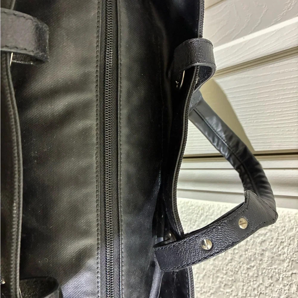 Black Quilted Tote Bag - Picture 5 of 7